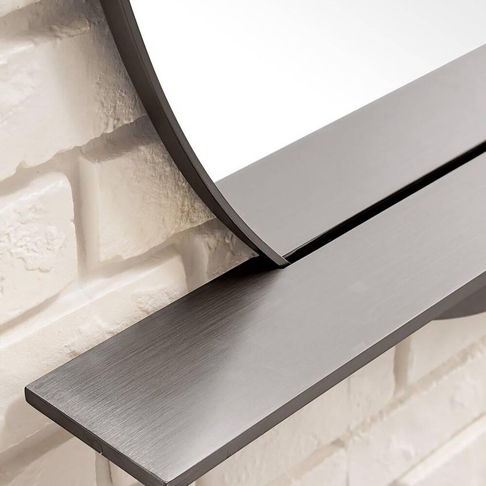 James Martin Vanities Platform 36&quot; Mirror in Modern Iron, , large