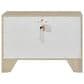 Furniture Worldwide Oasis 2-Drawer Chest in Dockside and White, , large