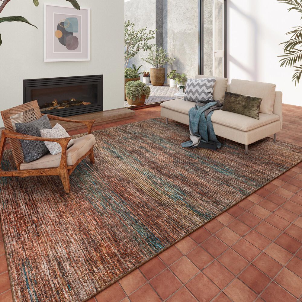 Dalyn Rug Company Ciara 3&#39; x 5&#39; Paprika Indoor/Outdoor Area Rug, , large
