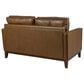 Italiano Furniture Weston Stationary Loveseat in Highland Brown, , large