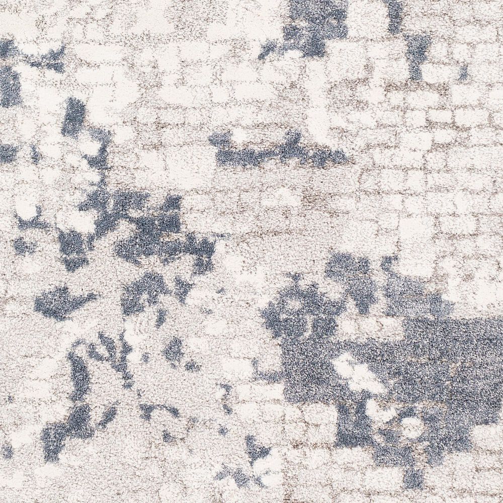 Surya Venice VNE-2300 2&#39;9&quot; x 7&#39;3&quot; Denim, Gray and Ivory Runner, , large