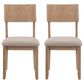 Linon Home Decor Jorissen Side Chair in Grey Wash (Set of 2), , large