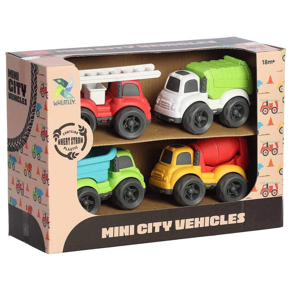 Wheatley Wheatley 4-Piece Mini City Vehicle Set, , large