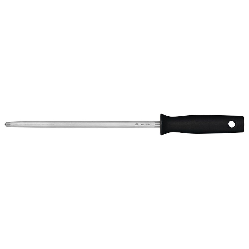 Wusthof 9" Honing Sharpener in Stainless Steel and Black, , large