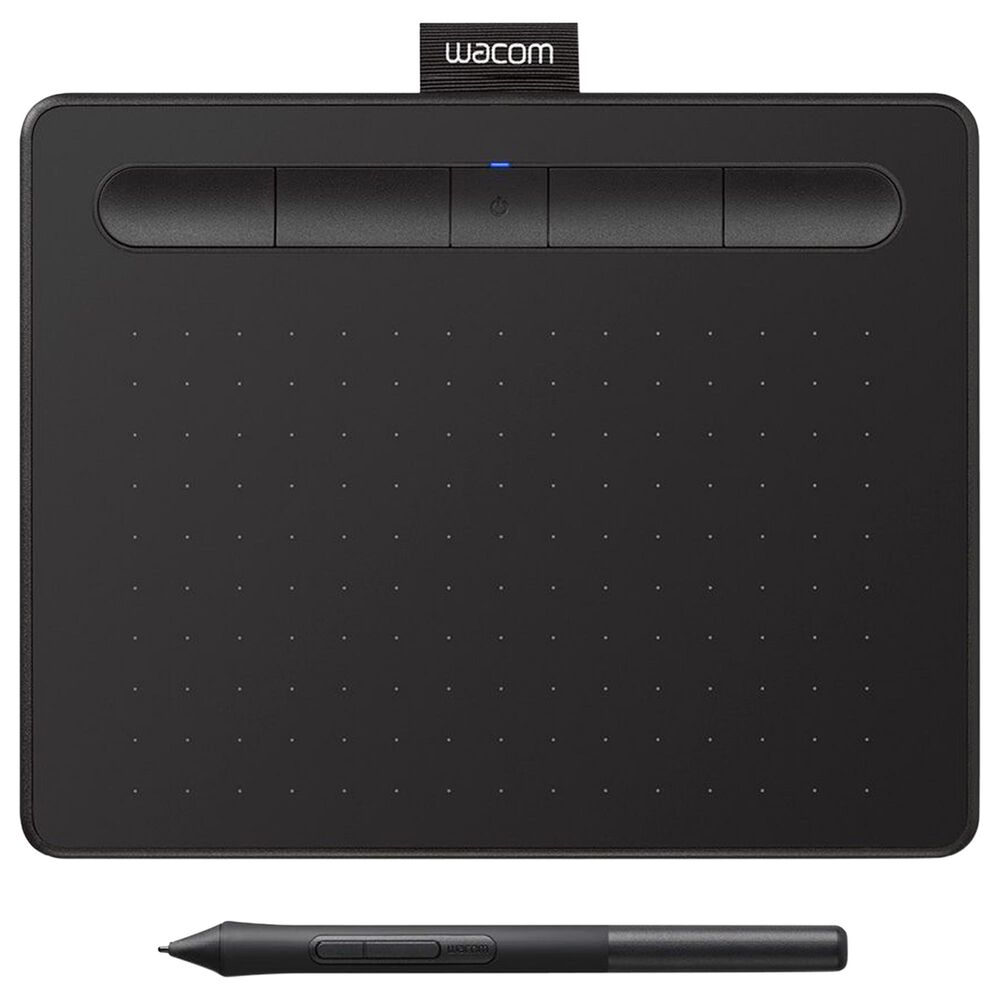 Wacom Intuos S Bluetooth Creative Drawing Tablet in Black, , large
