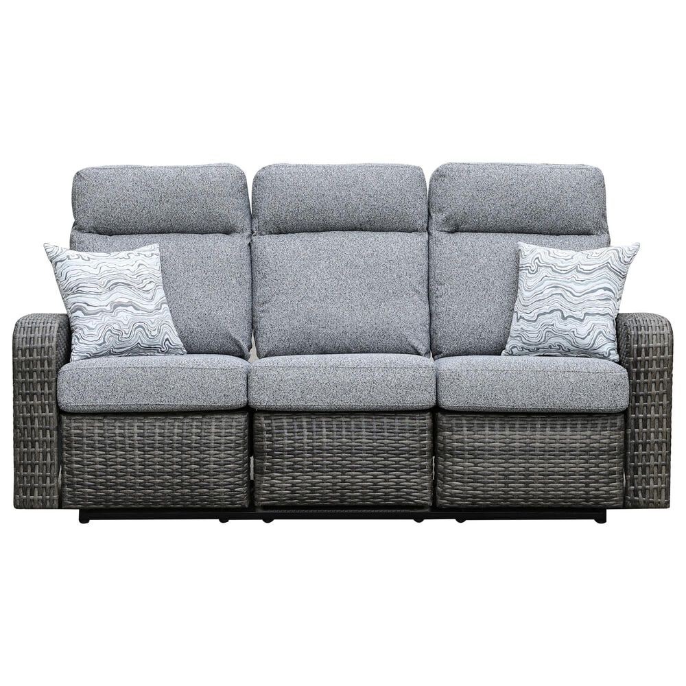 Summit Home Hampton Cove Recliner Sofa in Tobias Color Shadow, , large