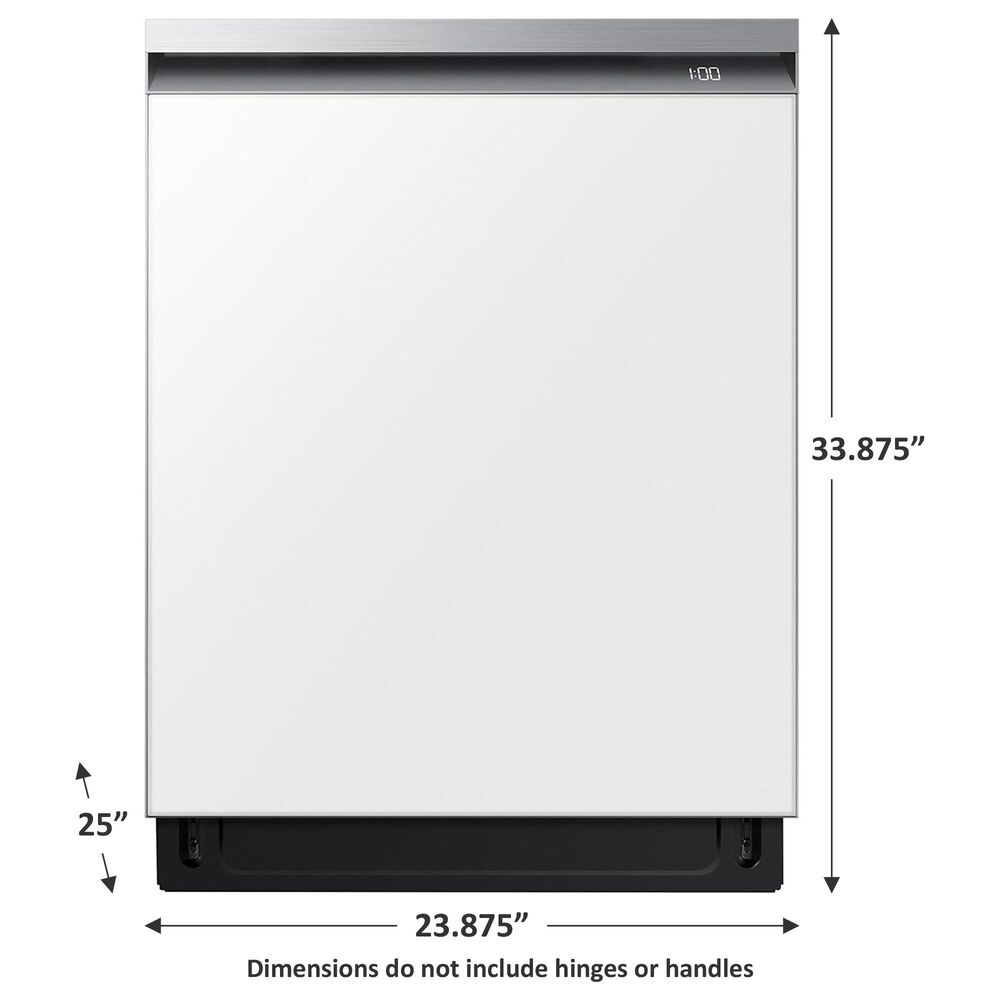 Samsung Bespoke Bespoke Smart 24&quot; Dishwasher with StormWash+ in White Glass, , large