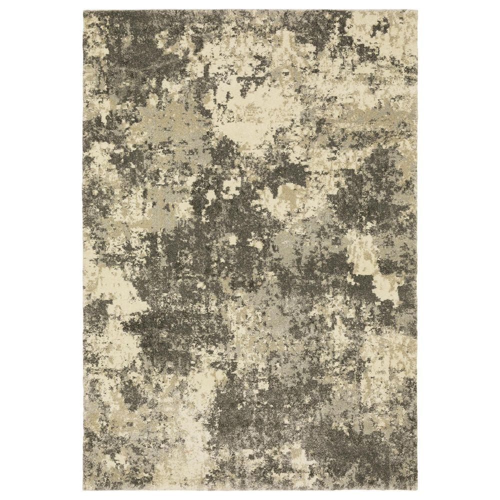 Oriental Weavers Astor Adonis 2"3" x 7"6" Grey Runner, , large