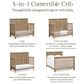 DaVinci Emory Farmhouse 4-in-1 Convertible Crib in Driftwood, , large