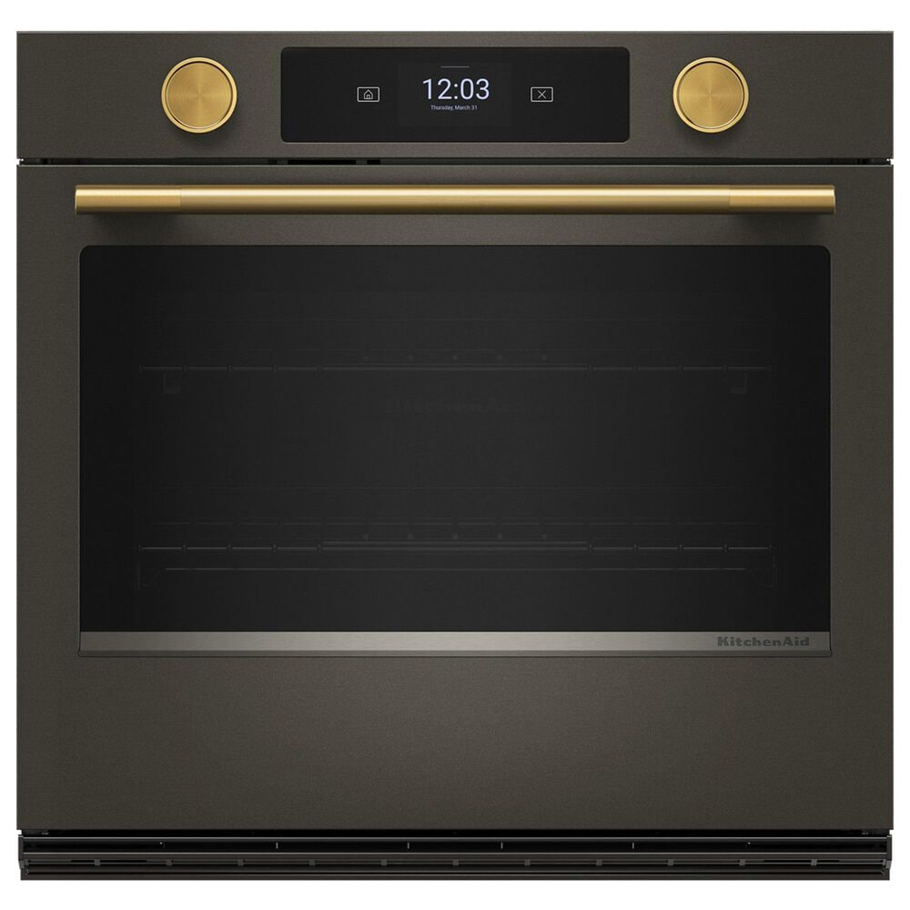 KitchenAid Handle and Knob Accessory Kit for 30&quot; Single Wall Oven and Microwave Combo Oven in Brass, , large