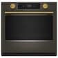 KitchenAid Handle and Knob Accessory Kit for 30" Single Wall Oven and Microwave Combo Oven in Brass, , large
