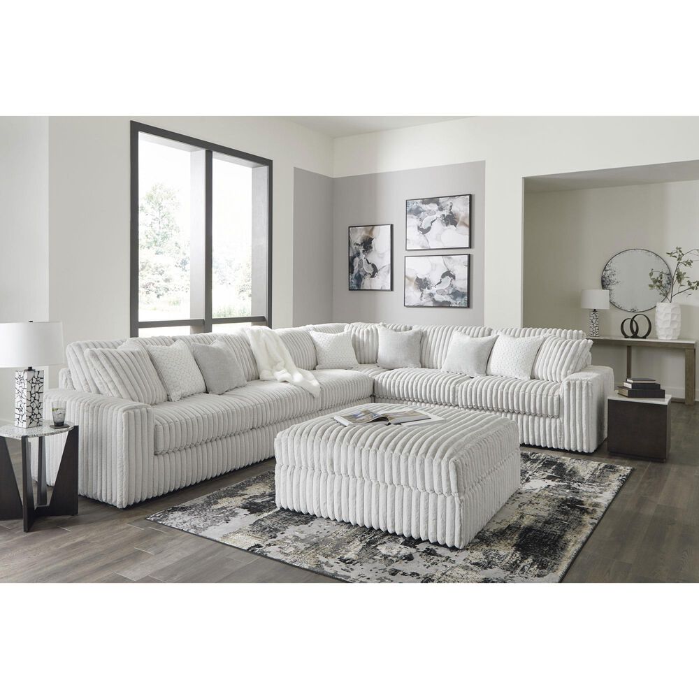 Ashley Stupendous Oversized Accent Ottoman in Alloy, , large