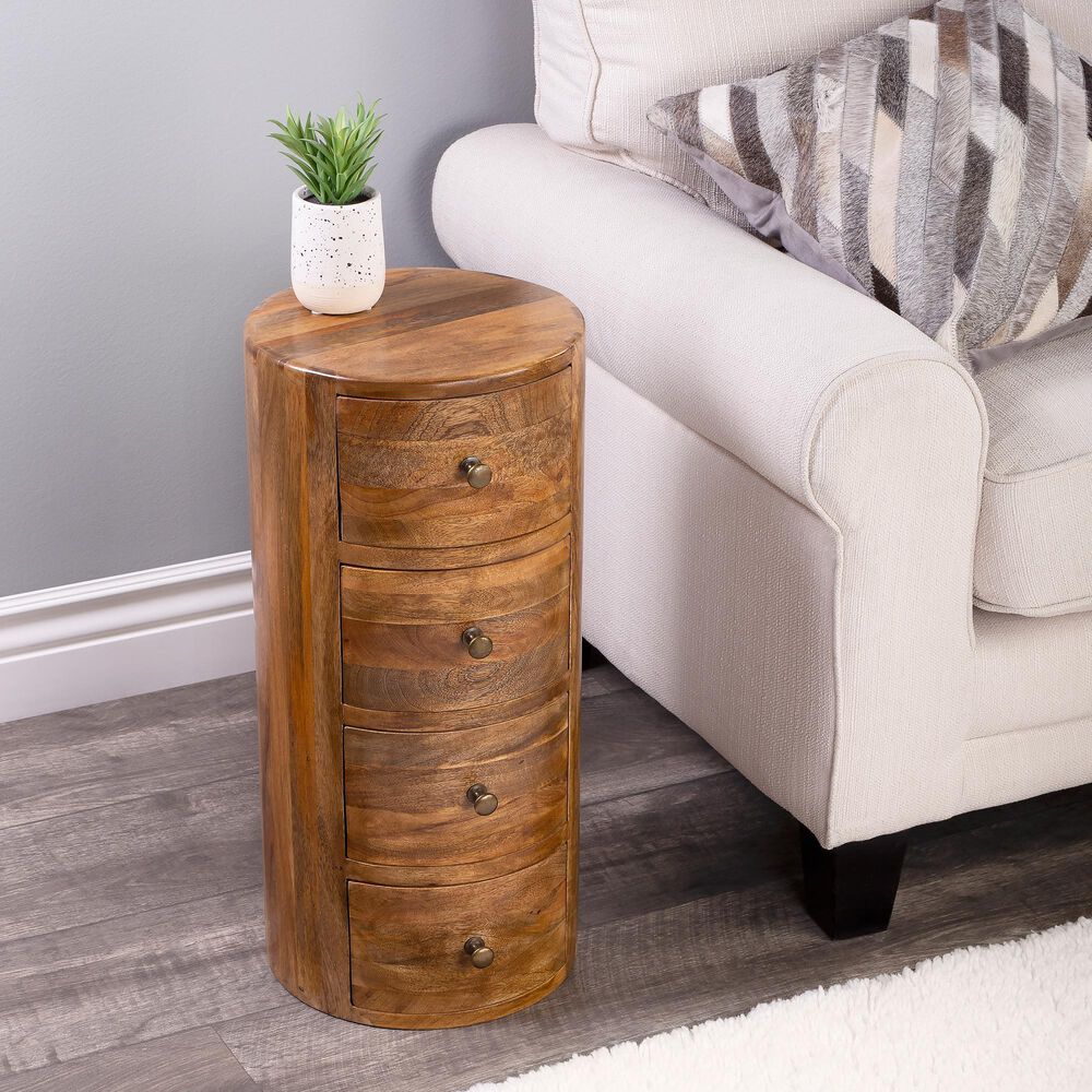 Butler Liam Storage End Table in Light brown, , large