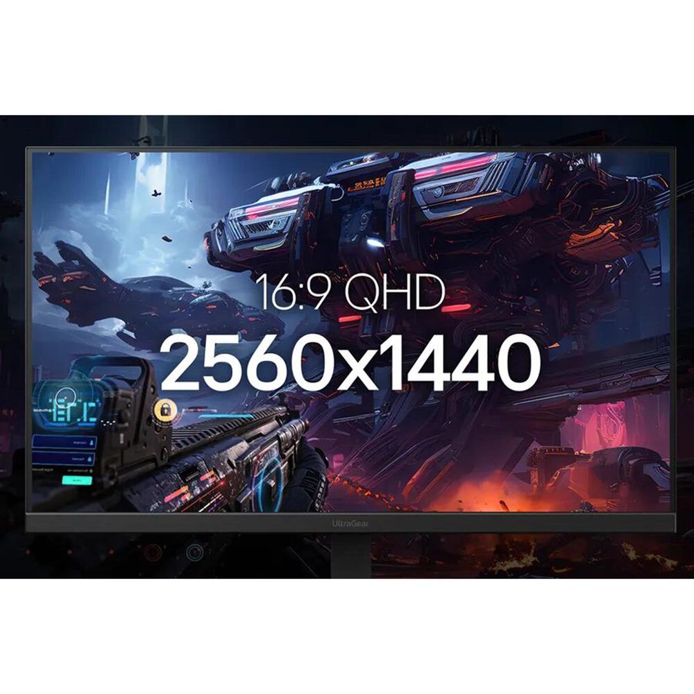 LG 27&quot; UltraGear IPS QHD 1440p 300Hz Gaming Monitor in Black, , large