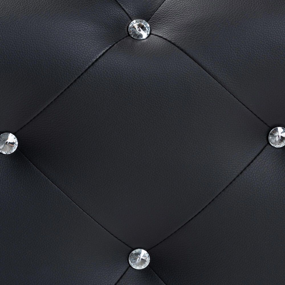 Baxton Studio Stella Accent Bench in Black, , large