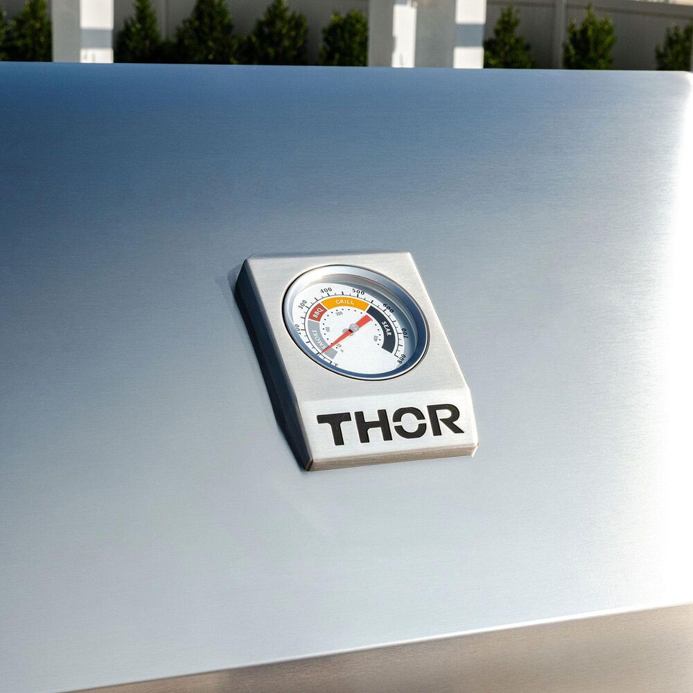 Thor Kitchen 4-Burner Freestanding Gas Grill in Stainless Steel, , large