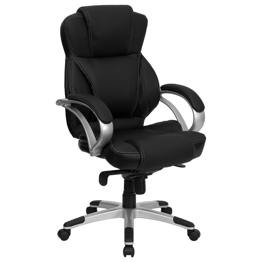 Flash Furniture Executive Swivel Chair in Black, , large