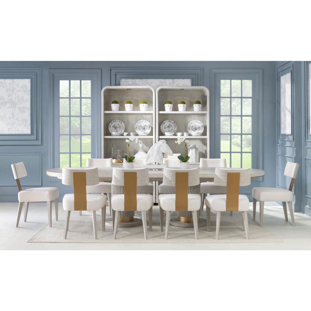 Legacy Classic Furn Direct Shp Miramar Upholstered Side Chair in Oyster and Brass, , large