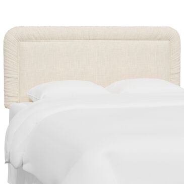 Skyline Furniture Full Headboard in Linen Talc, , large