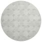 Dalyn Rug Company The Reserve TR16 Gray 8" Round Indoor/Outdoor Area Rug, , large