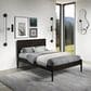 Forest Grove Mid Center Queen Platform Bed in Urban Walnut, , large