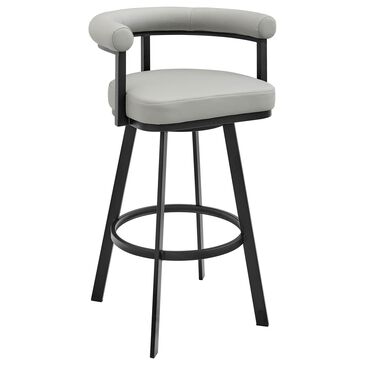 Blue River Magnolia 26" Swivel Counter Stool in Black, , large