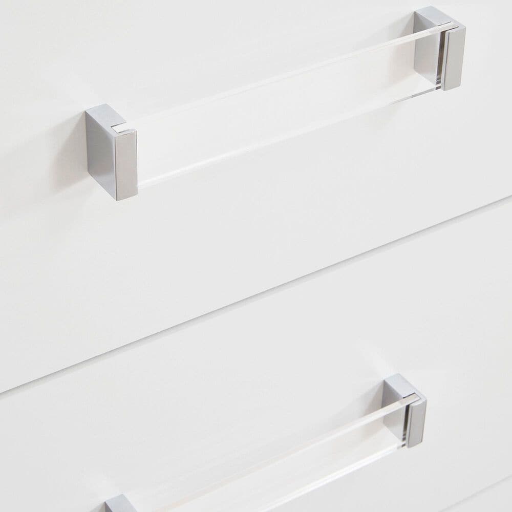 Ashley Maeling 6 DrawerDresser and Mirror in Matte White, , large