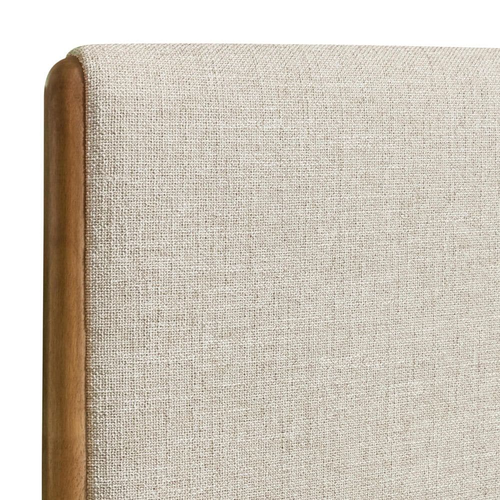 Bernhardt Brasea Queen Upholstered Panel Bed in Lume, , large