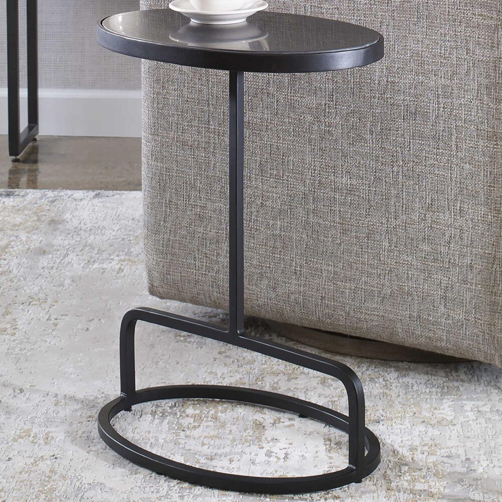 Uttermost Jessenia Accent Table in Black, , large