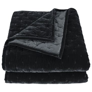 HiEnd Accents Stella King Quilt in Black, , large