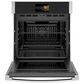 GE Profile Single Wall Oven 27" with Convection in Stainless Steel, , large