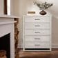 Viceray Collections Lodge and Loft 5-Drawer Chest in Soft White Oak, , large