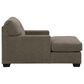 Ashley Mahoney Chaise in Chocolate, , large