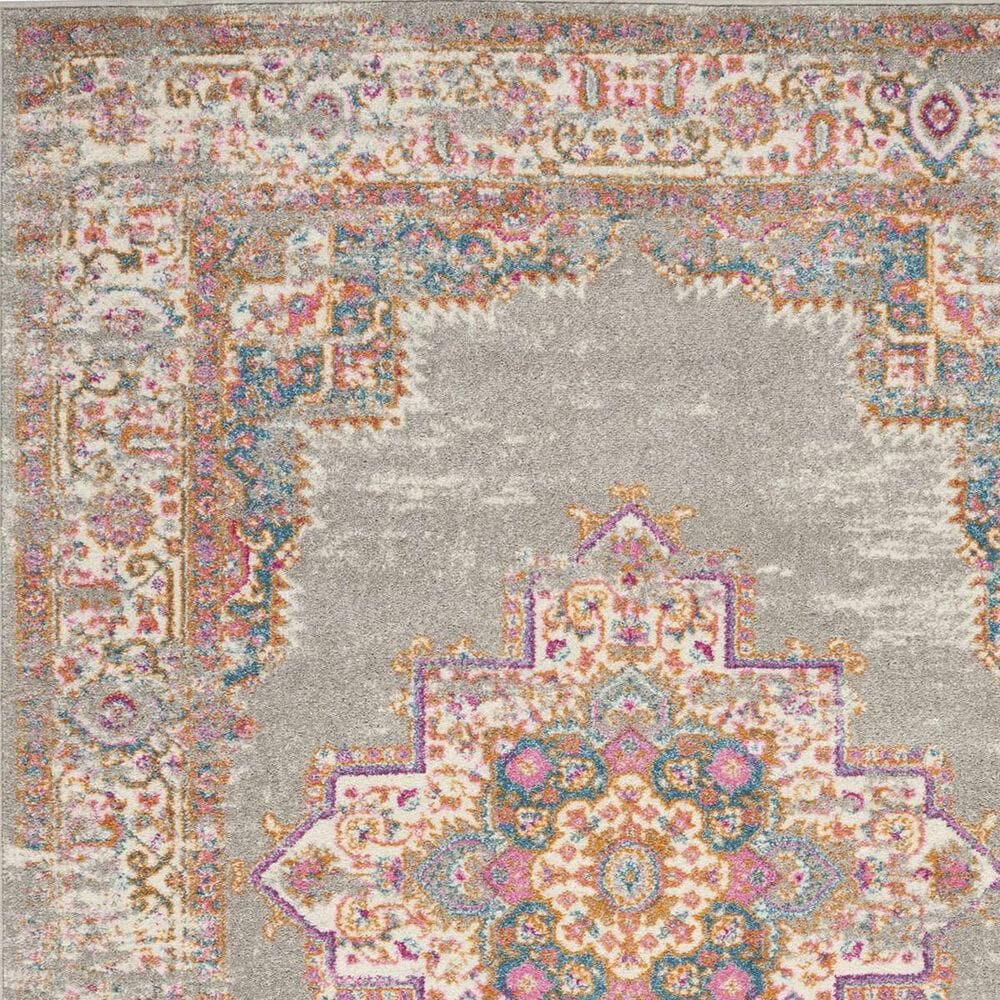 Nourison Passion PSN03 6&#39;7&quot; x 9&#39;6&quot; Grey Area Rug, , large