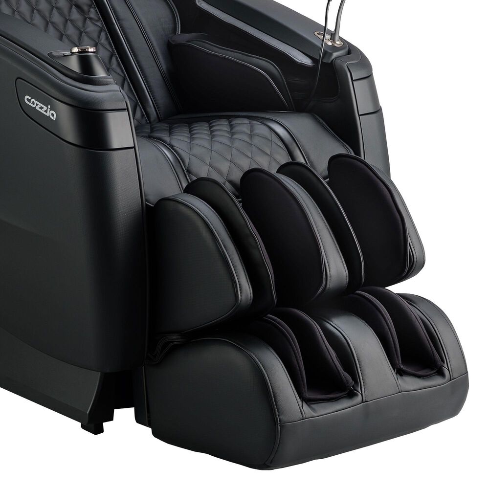 Cozzia Qi SE Duo Power Massage Chair with Onyx Cushion in Black, , large
