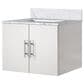 Lexora Home Geneva 24" Single Bathroom Vanity in Glossy White with 2 cm White Carrara Marble Top and Rectangular Sink, , large