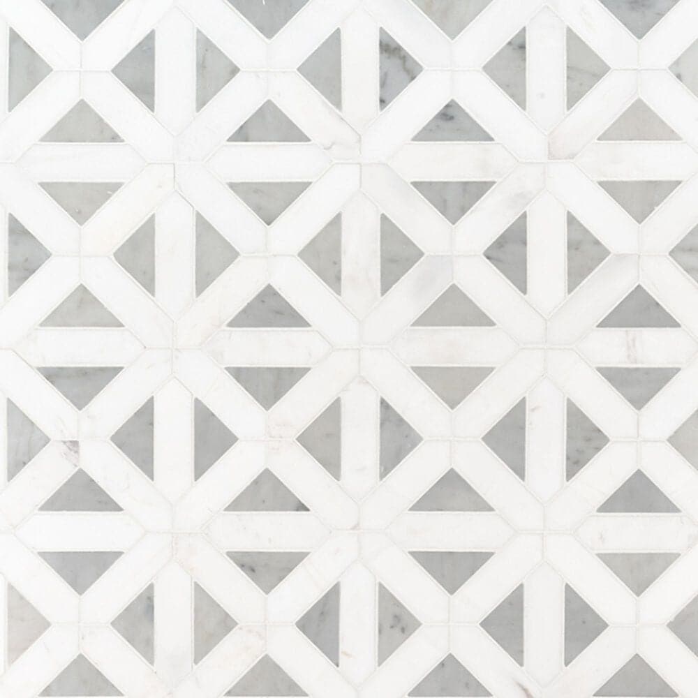 MS International Bianco Dolomite Grey and White 12" x 12" Polished Natural Stone Tile, , large