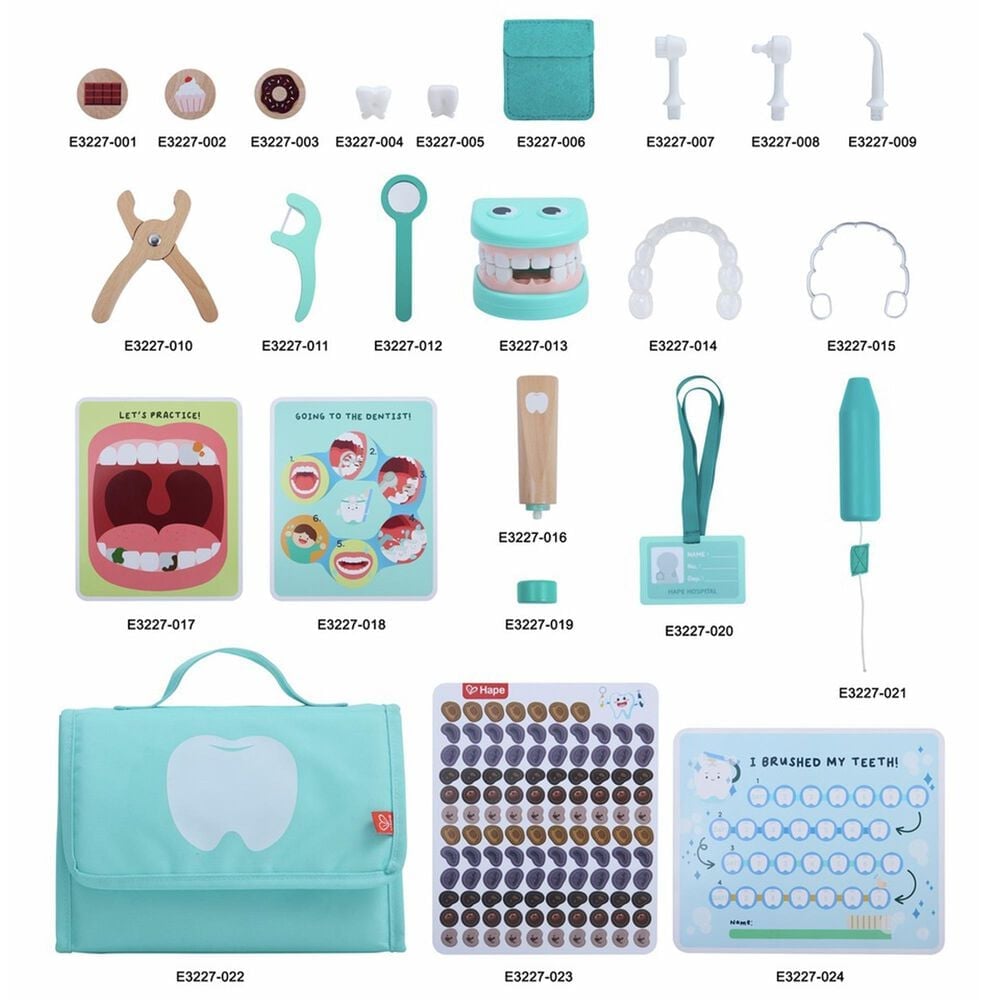 Hape Toys Super Smile Dental Clinic Playset in Multicolor, , large