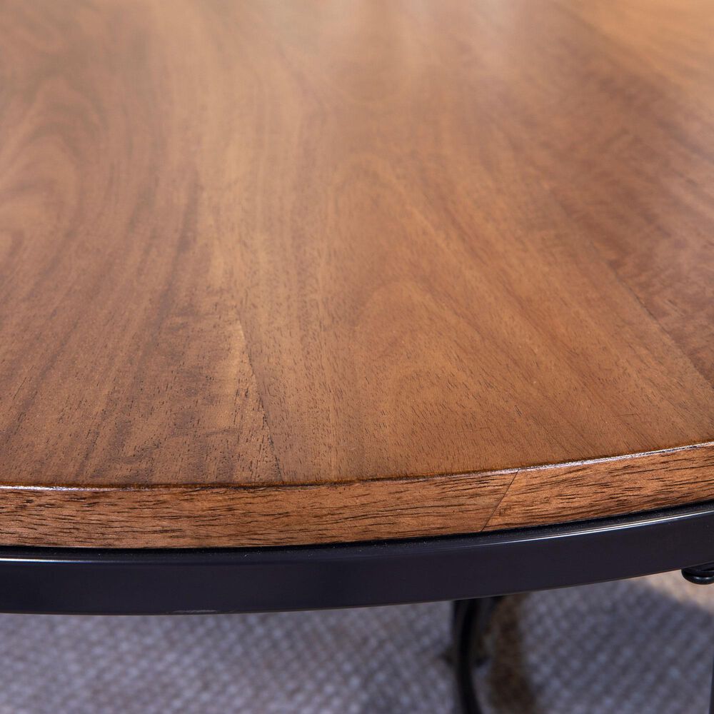 Signature Design by Ashley Drezmoore Nesting Coffee Tables in Light Brown and Black (Set of 2) NFM