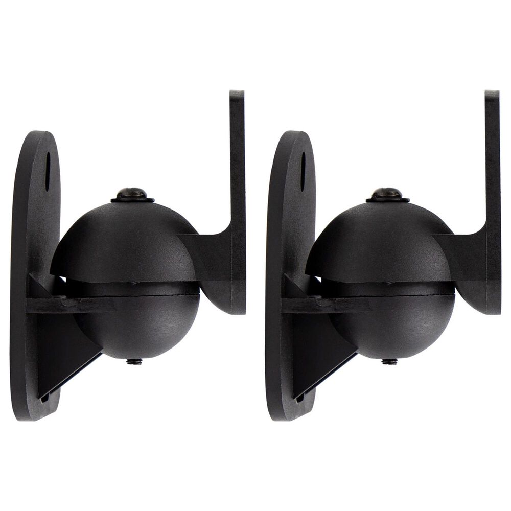 MetraAV Helios Small Multi-Directional Satellite Speaker Mount in Black - Set of 2, , large
