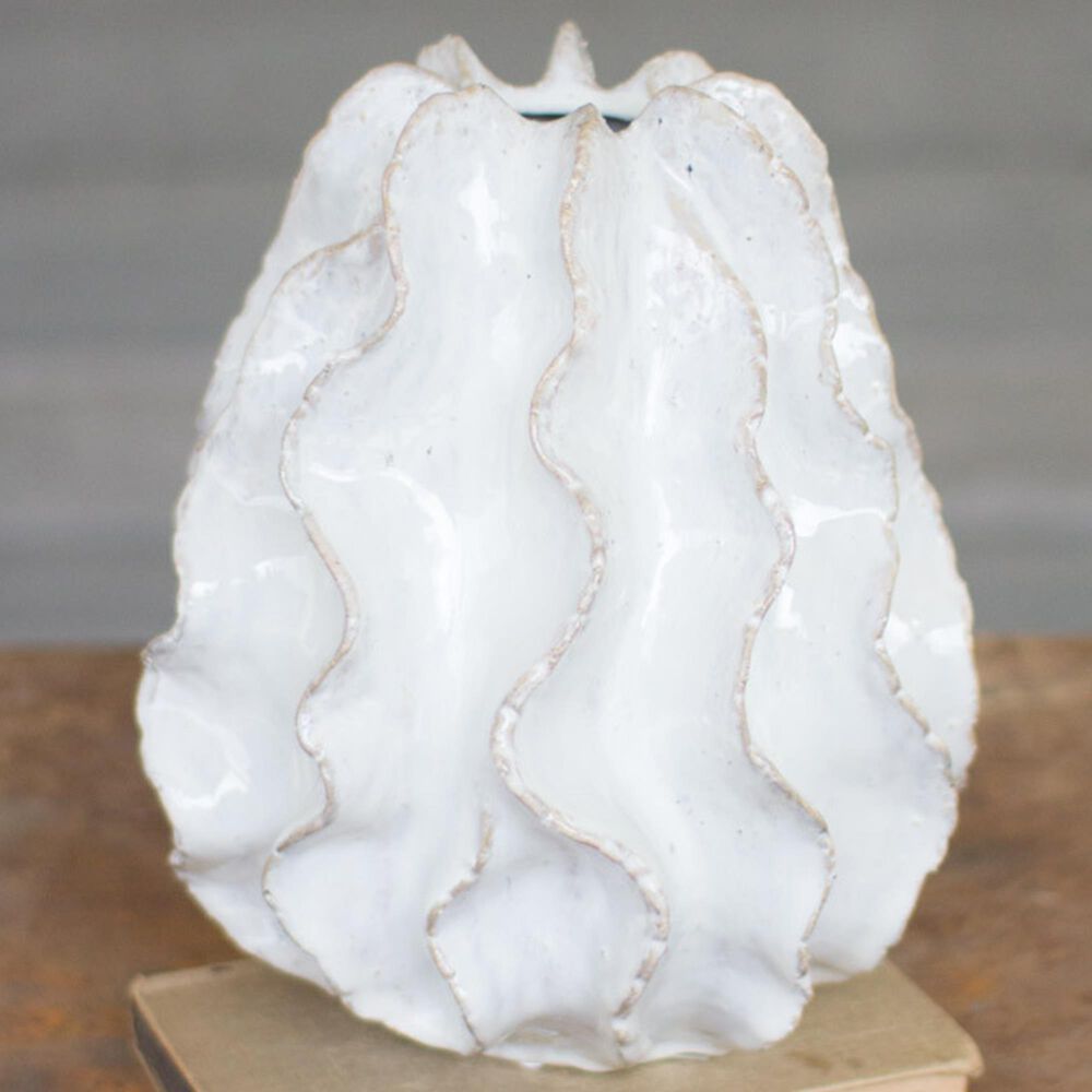 Kalalou Small Ruffle Vase, , large