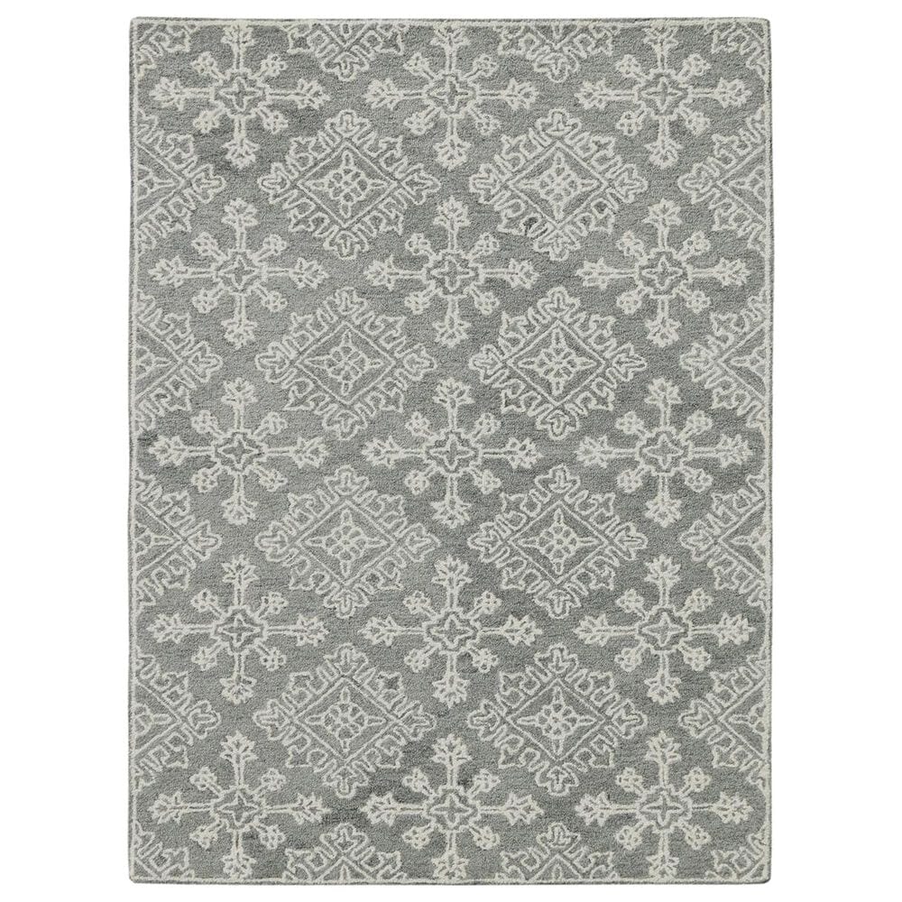 Amer Rugs Boston 8" x 11" Shale Gray Area Rug, , large