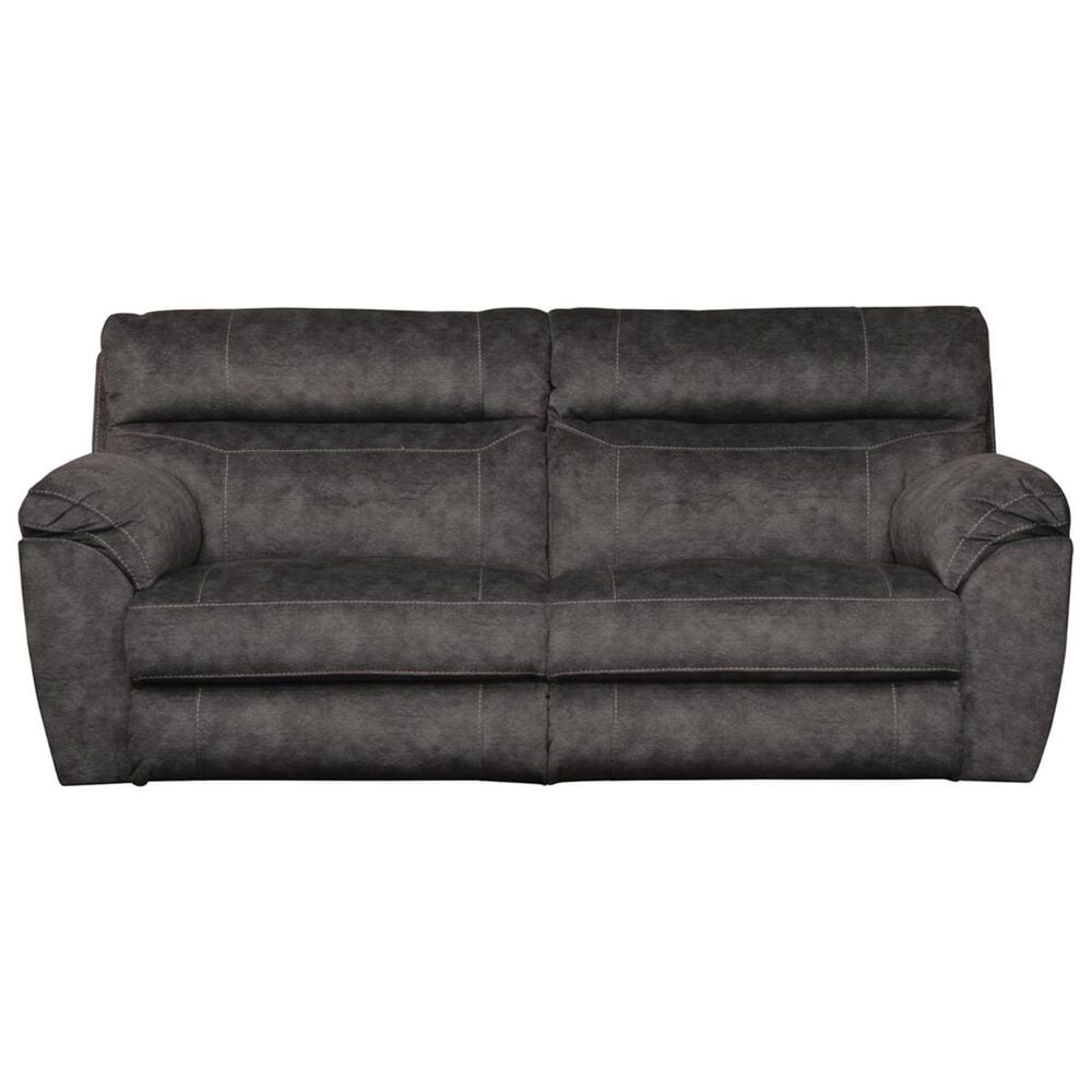 Catnapper Sedona Power Reclining Sofa with Power Headrest in Smoke, , large