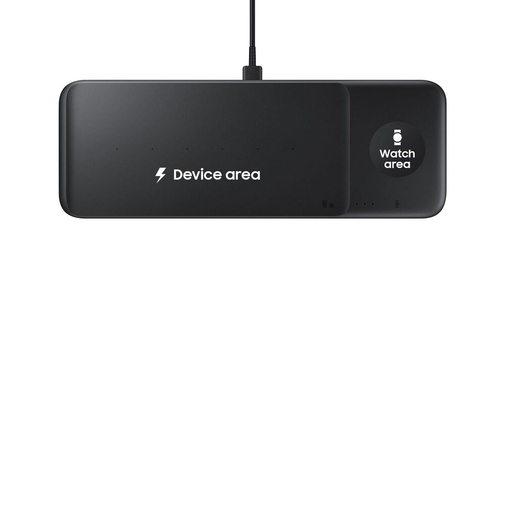 Samsung Wireless Charger Pad Trio in Black, , large