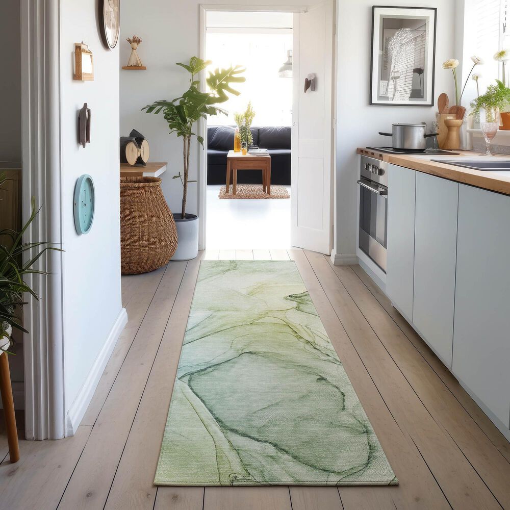 Dalyn Rug Company Odyssey Aloe 2'3" x 7'6" Runner, , large