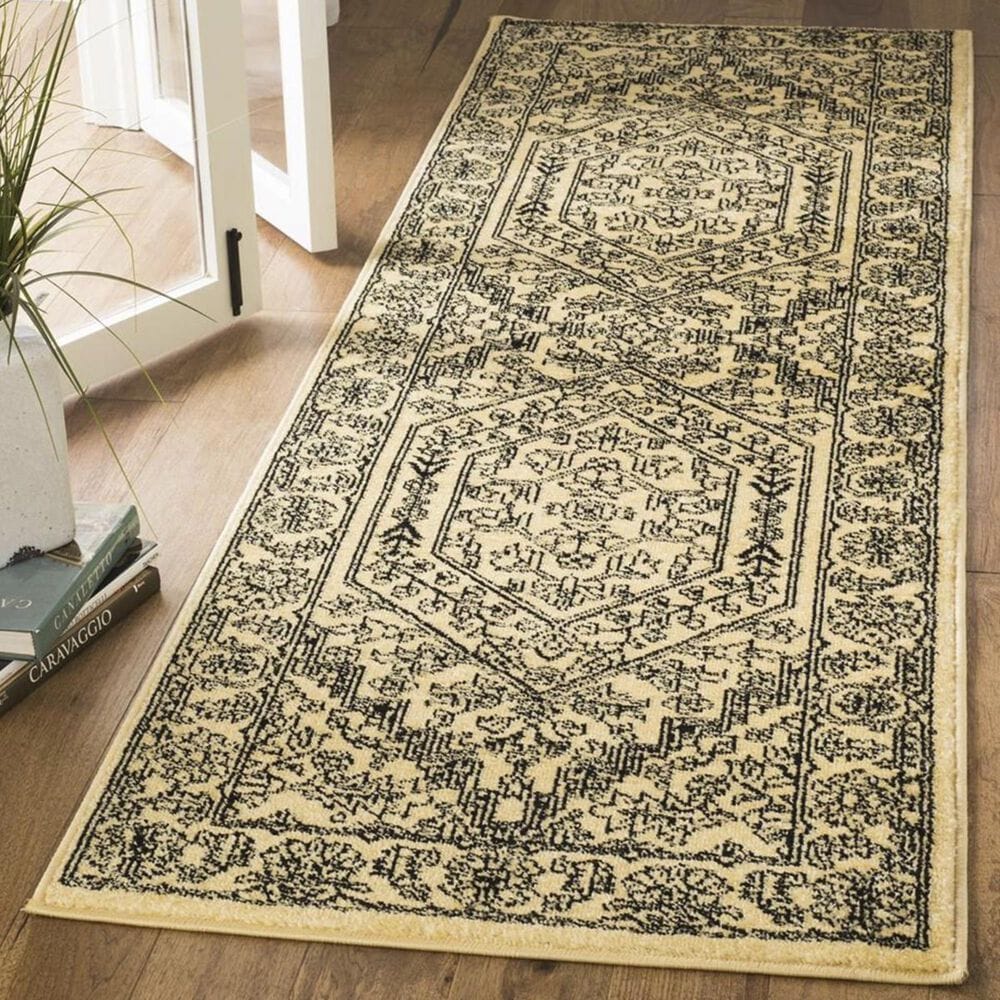 Safavieh Adirondack ADR108H 2"6" x 10" Gold and Black Runner, , large
