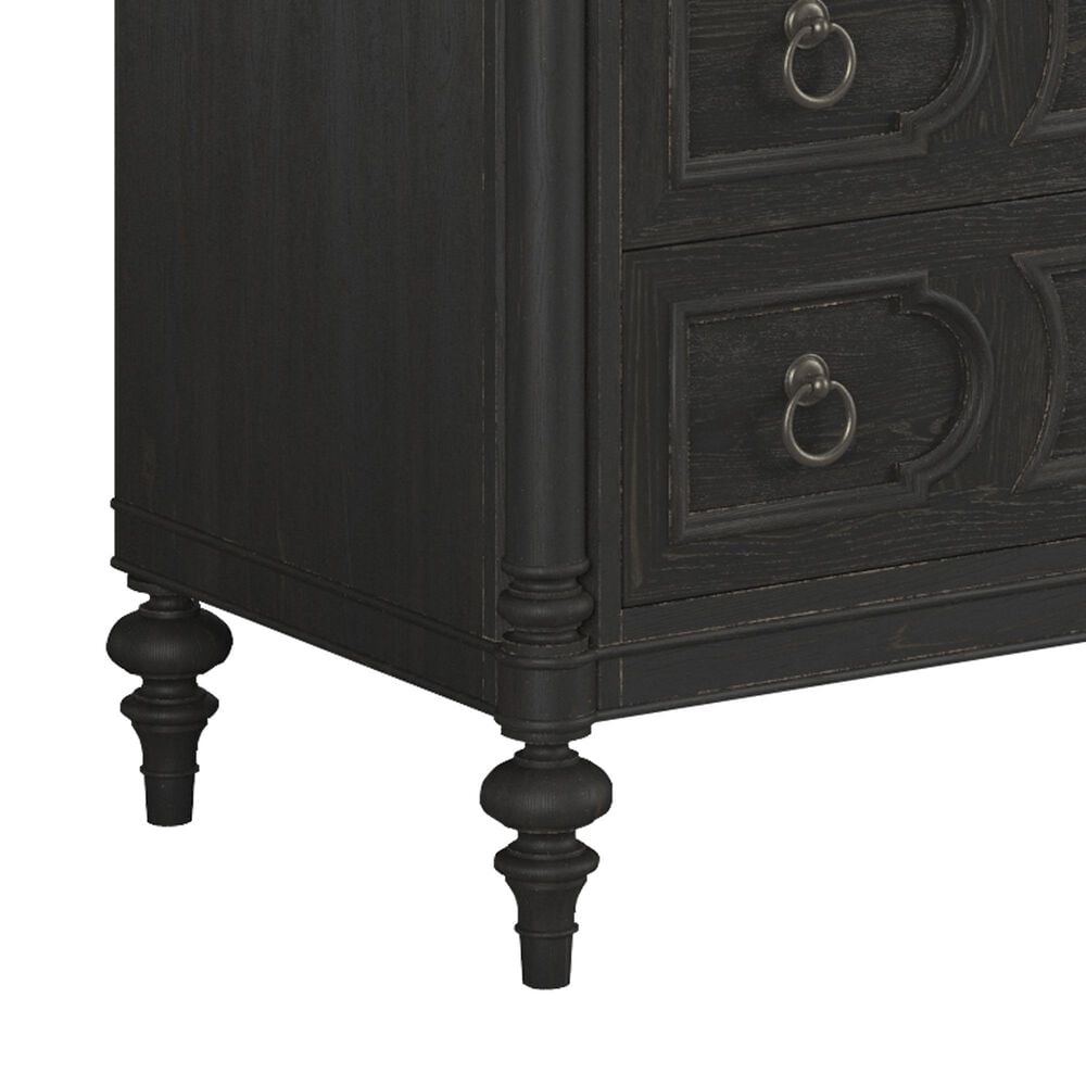 Vantage Atrium 3-Drawer Bachelor Chest in Hand Rubbed Black, , large
