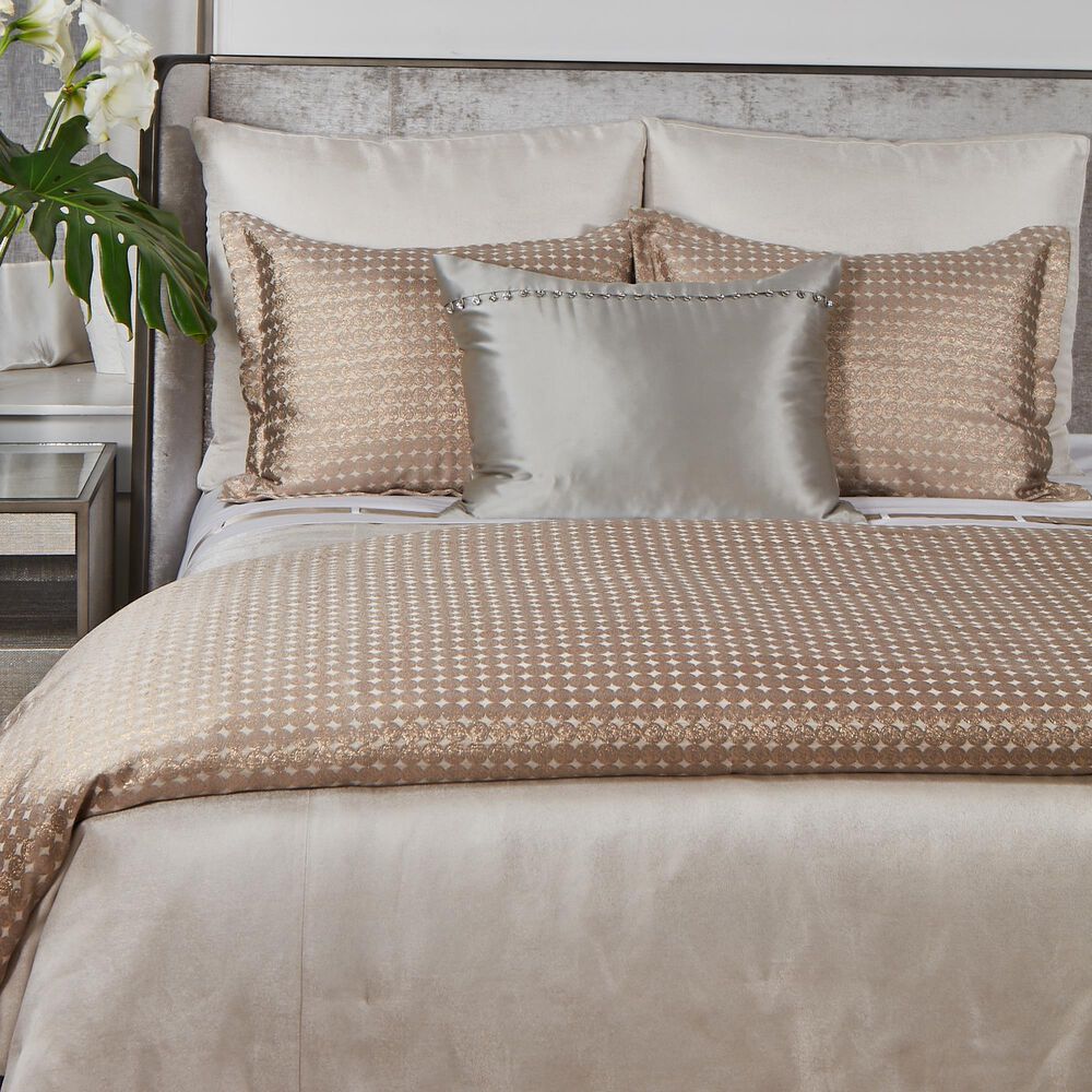 Ann Gish Art Of Home 3-Piece King Coin Duvet Set In Gold Pumice, , large