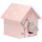 Lambs and Ivy Petals Table Top Night Light LED Lamp in Pink and Gray, , large