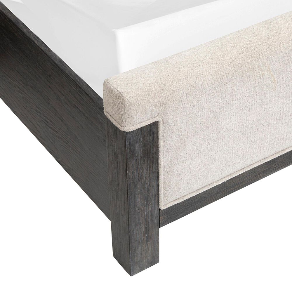 Nicolette Home Plum Creek King Panel Upholstered Bed in Ravenwood Black, , large